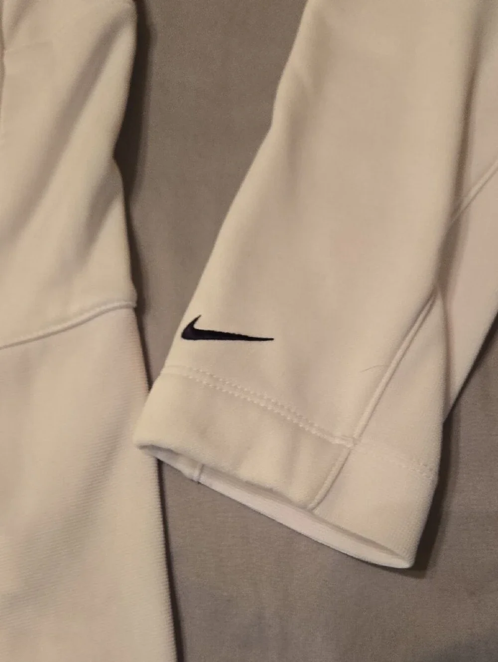 Nike Golf White Half-Zip Athletic Pullover